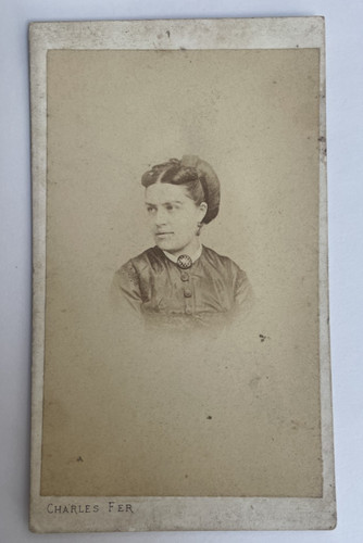 Vecchia foto cdv - foto, fer