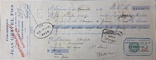 Vecchia cambiale jean - cambiale,