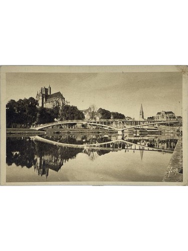 Auxerre passerelle sur - -,