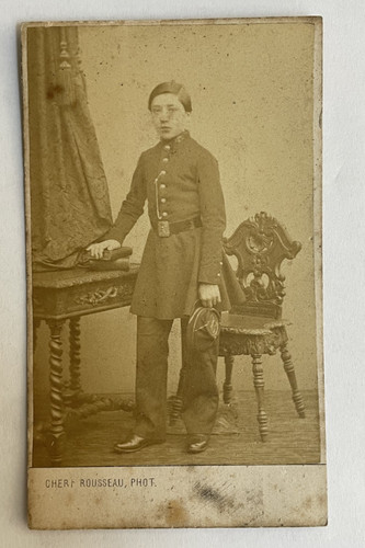 Vecchia foto cdv - vecchia,