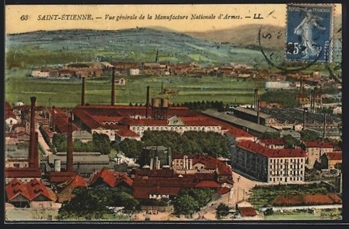 Cpa saint étienne panoramica - saint-Étienne,,