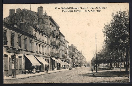 Cpa saint étienne loira rue - cpa, saint-Étienne/loira,