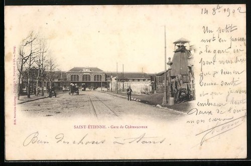 Cpa saint étienne stazione - saint-Étienne,,