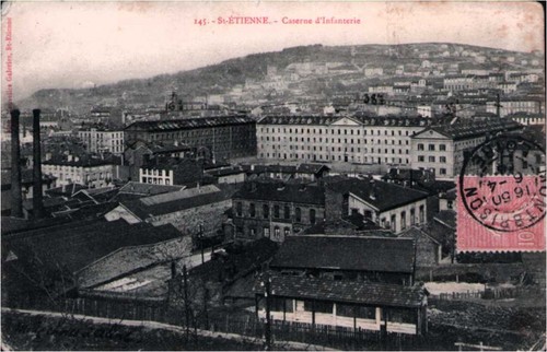 Cpa saint etienne caserma - cpa, saint-etienne