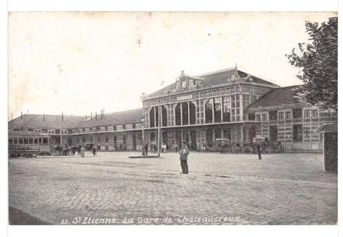 Cpa saint etienne gare de - 42,