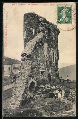 Cpa saint étienne rovine del - rovine,
